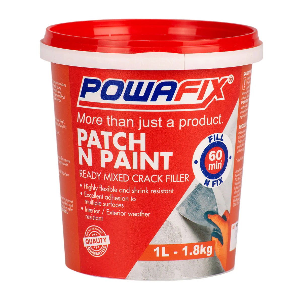 05302 POWAFIX PATCHN PAINT CRACKFILLER 1L - Image 1