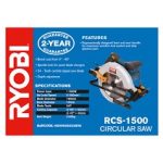 RYOBI CIRCULAR SAW 185MM 1500W RCS-1500