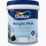 DULUX ACRYLIC PVA ALMOND WHITE 20LT